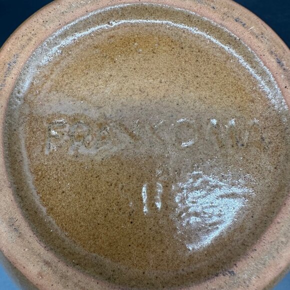 Vintage Frankoma Plainsman Creamer Sugar Bowl Set Brown Retro Dining Serving - Picture 8 of 10